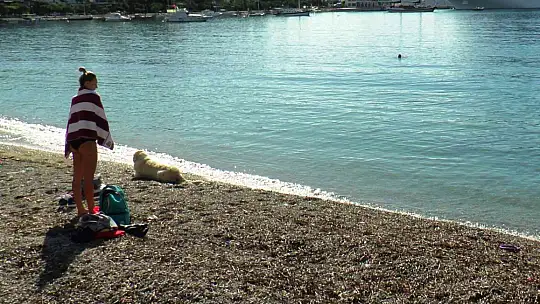 GECE KABUSU YAŞADILAR, SABAH DENİZE GİRDİLER