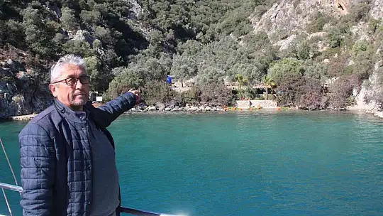 Göcek'te koylardaki kaçak yapılaşma yerinde incelendi