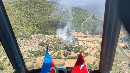 Göcek'teki yangın büyümeden söndürüldü