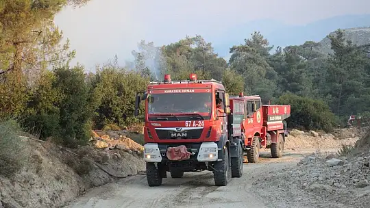 Gökbel Dağları alev alev yanıyor