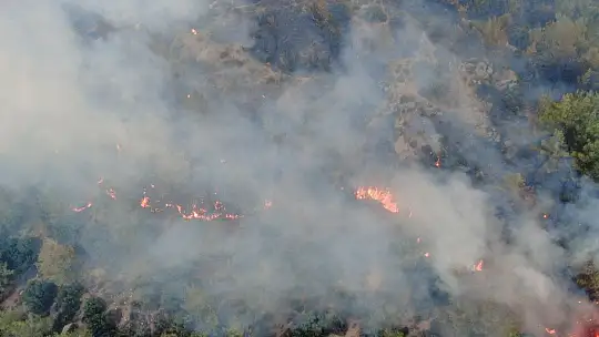 Gökbel Dağları alev alev yanıyor