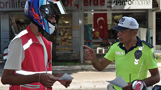 Fethiye'de Motosiklet Denetimi Yapıldı
