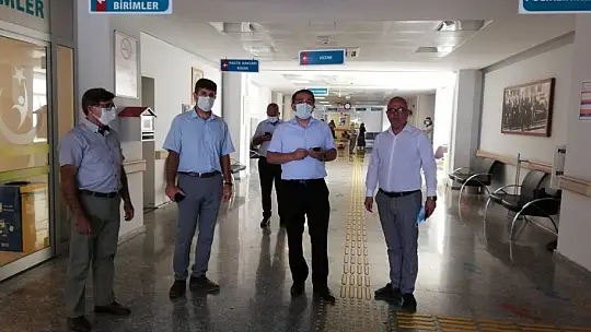 Hastane odasında elektrikli kahve makinesi yangın çıkarttı