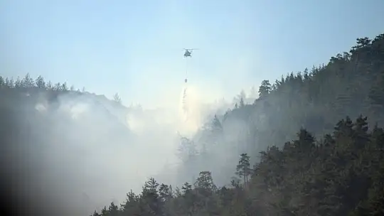 Hava araçlarının yüzlerce sortisine karşılık rüzgarın yön değiştirmesi alevleri artırdı