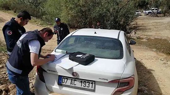 Hazine arazisindeki kaçak çalışmaya zabıta müdahale etti