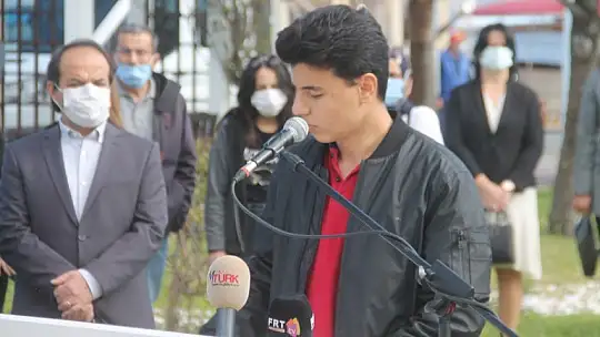 18 Mart Çelenk sunma töreni gerçekleşti