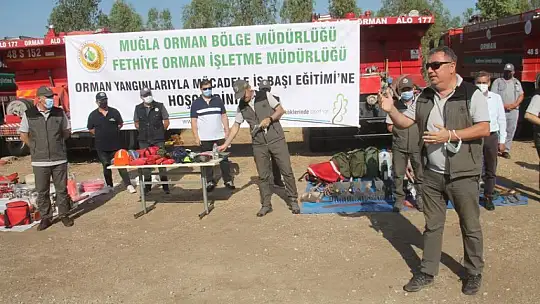 Yangın ekiplerine işbaşı eğitim Tatbikatı