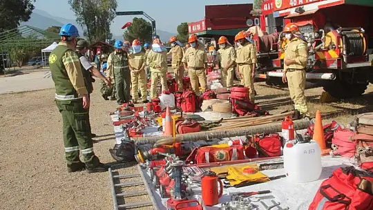 Yangın ekiplerine işbaşı eğitim Tatbikatı