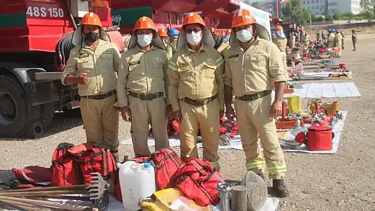 Yangın ekiplerine işbaşı eğitim Tatbikatı