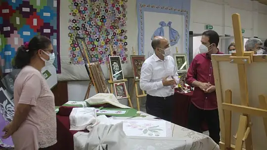 1-7 Haziran hayat boyu öğrenme haftası sergisi açıldı