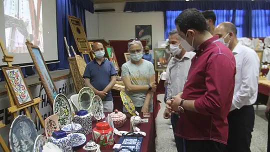 Usta Öğreticiler el becerilerini sergiledi 