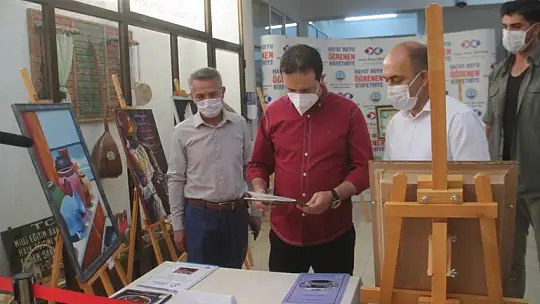 1-7 Haziran hayat boyu öğrenme haftası sergisi açıldı