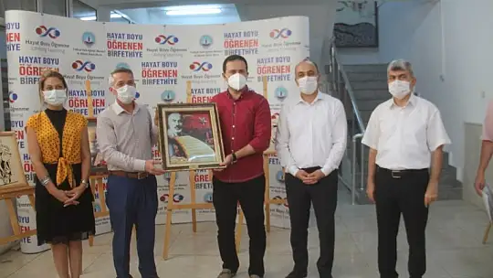 1-7 Haziran hayat boyu öğrenme haftası sergisi açıldı