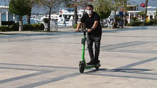 Fethiye'de yeni ulaşım tarzı Martı Scooter