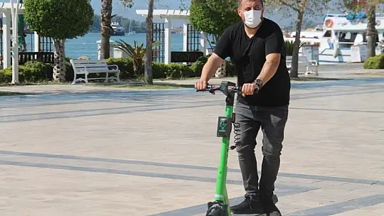 Fethiye'de yeni ulaşım tarzı Martı Scooter
