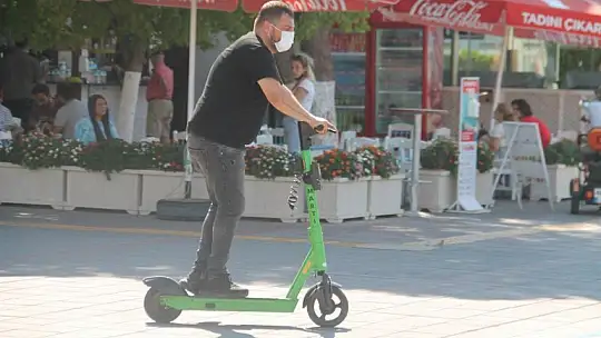 Fethiye'de yeni ulaşım tarzı Martı Scooter