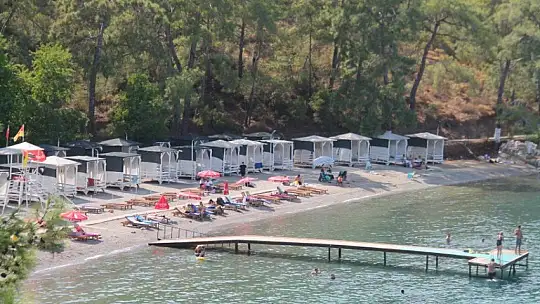 Fethiye sahilleri sakin