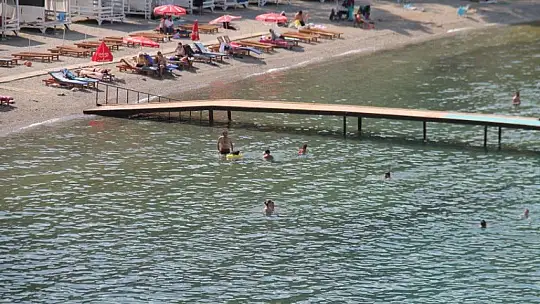 Fethiye sahilleri sakin