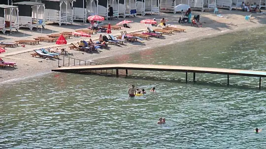 Fethiye sahilleri sakin