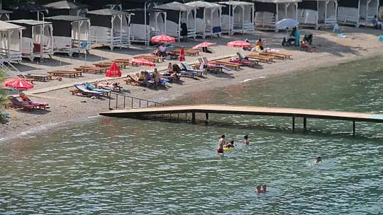 Fethiye sahilleri sakin