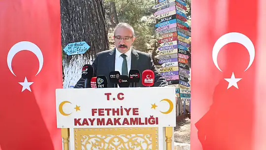 Büyük Samanlık Koyu'nda  'mavi bayrak' çekildi