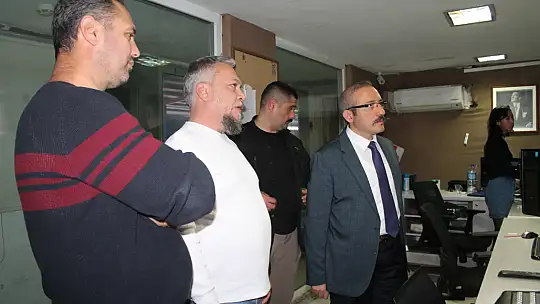 KAYMAKAM KARAMAN, SED MEDYA'YI ZİYARET ETTİ