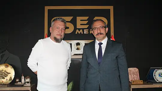 KAYMAKAM KARAMAN, SED MEDYA'YI ZİYARET ETTİ