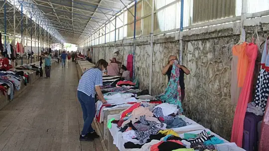 İkinci el pazarı aylar sonra kuruluyor