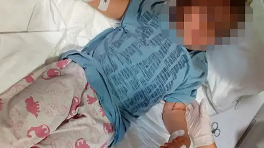 Minik İdil ölümden döndü 