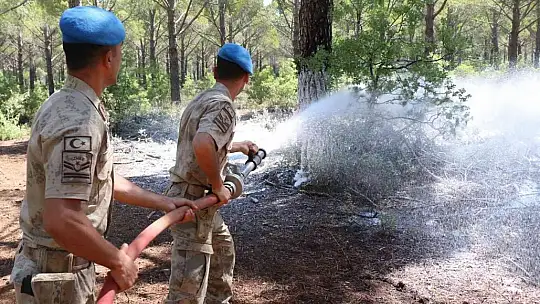Jandarma ekipleri orman yangınlarına hazır