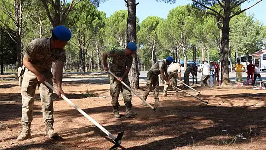 Jandarma ekipleri orman yangınlarına hazır