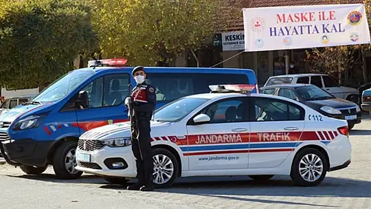 Jandarmadan 'Maske ile hayatta kal' projesi