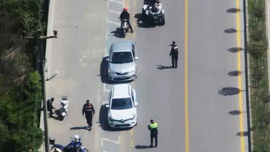 Jandarmadan bayram öncesi havadan-karadan denetim