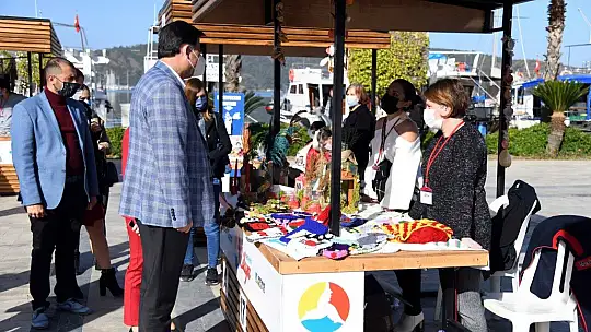 Fethiye'deki kadınlar bu pazarda buluştu