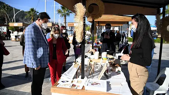 Fethiye'deki kadınlar bu pazarda buluştu