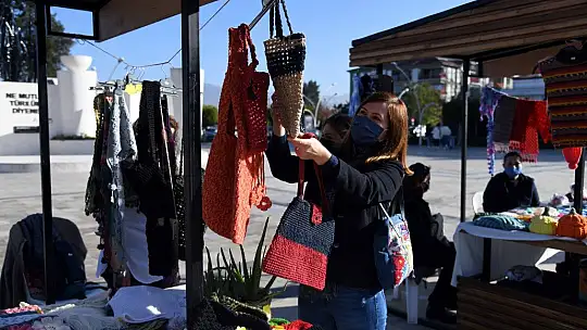 Fethiye'deki kadınlar bu pazarda buluştu