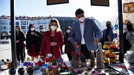 Fethiye'deki kadınlar bu pazarda buluştu