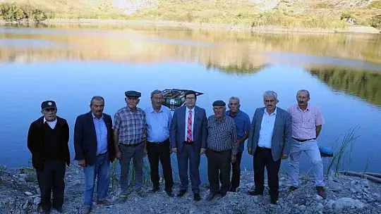 Kafaca ovasında Bin dekar su ile buluştu