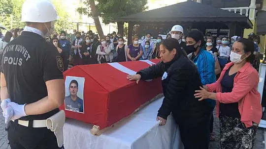 Kalp krizi sonucu hayatını kaybeden polis memuru için tören düzenlendi
