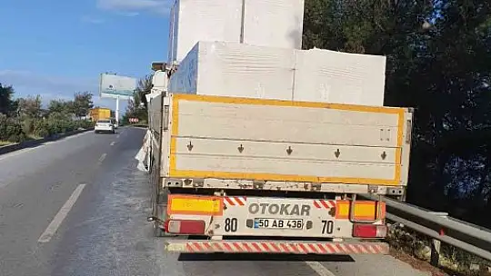 Kapak açıldı, gaz betonlar yola saçıldı