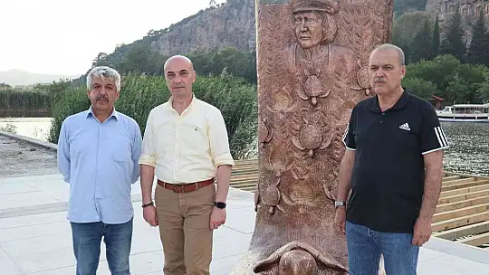 Kaptan June anısına heykel açılışı yapıldı