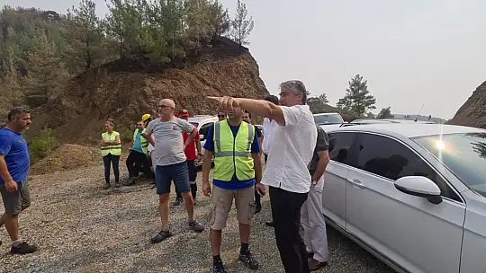 Karaca Köyceğiz'de yangın bölgesinde