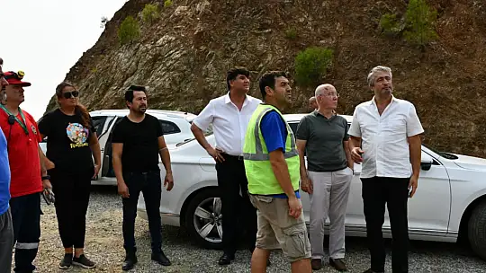 Karaca Köyceğiz'de yangın bölgesinde