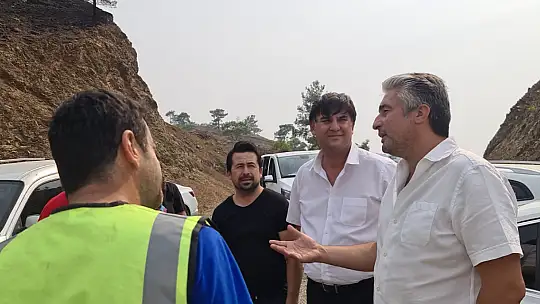 Karaca Köyceğiz'de yangın bölgesinde