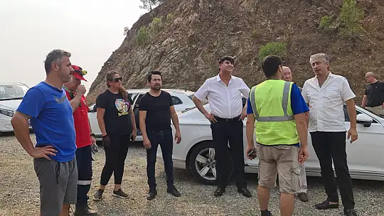 Karaca Köyceğiz'de yangın bölgesinde