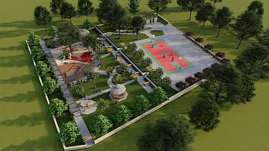 Karaçulha Parkı ve Taziye Evi yapımına başlandı