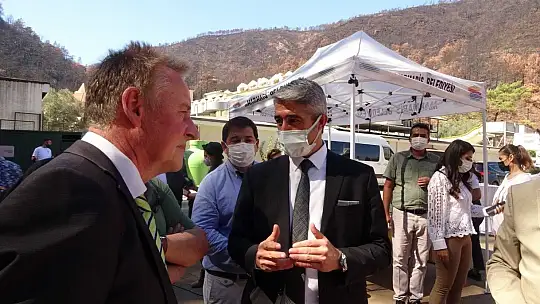 Kardeş şehir Fürth' ten 25.yıl anısına Marmaris'e anlamlı ziyaret