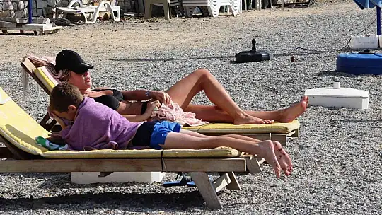 Kasım ayında deniz keyfi