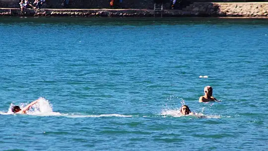 Kasım ayında denize akın ettiler