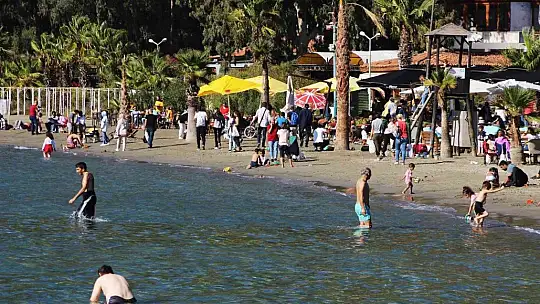 Kasım ayında denize akın ettiler